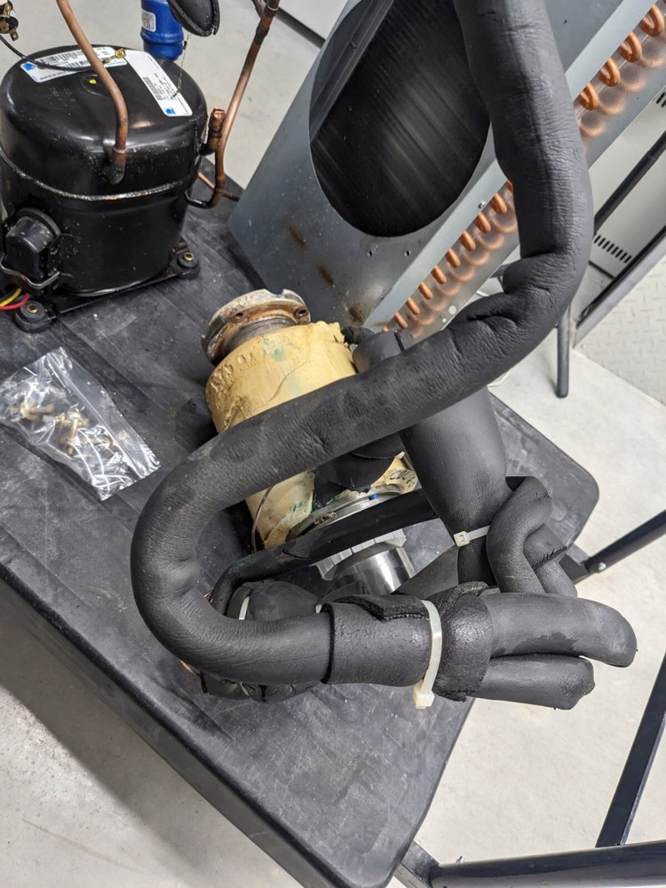 AS-IS Scotsman Motor/Compressor/Condenser Pulled From Scotsman B530P Ice Maker