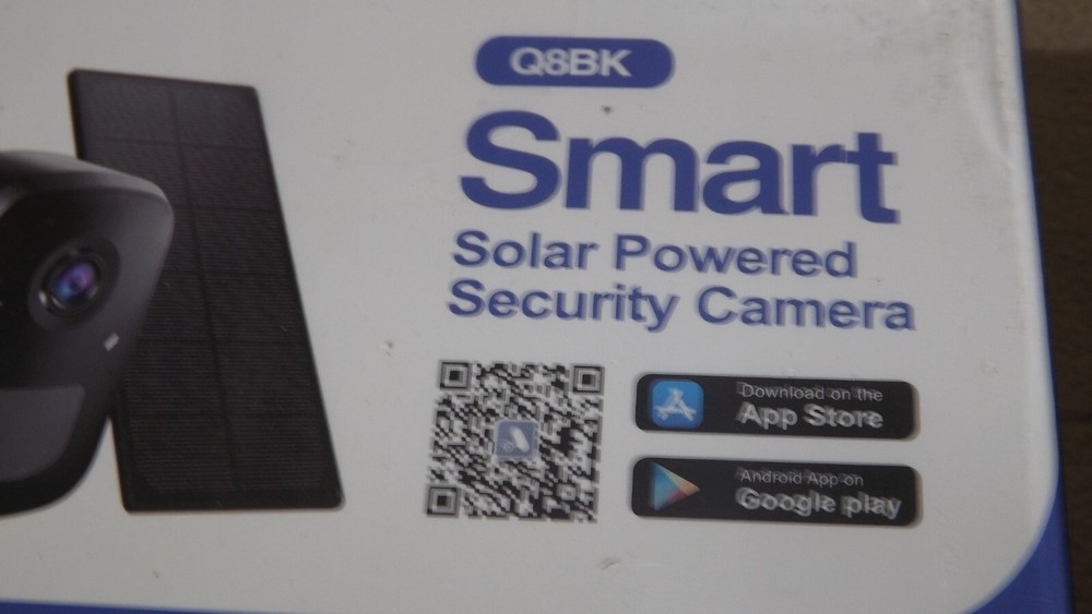 MubiLife Smart Solar Powered Security Camera Q8BK