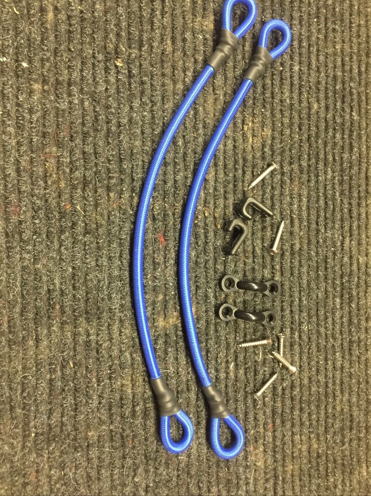 boat rod straps Medium blue