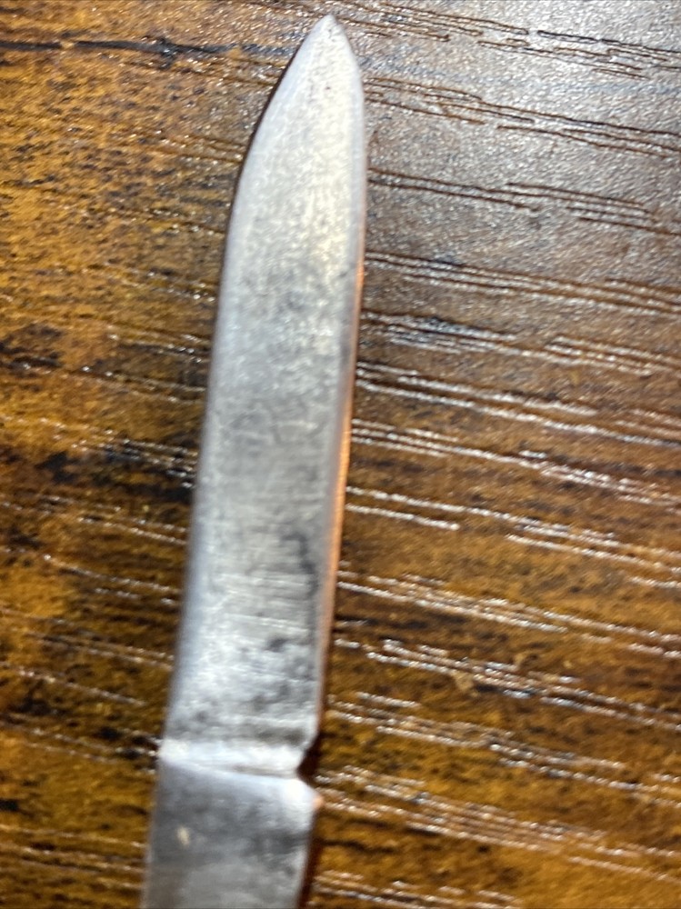 Pal cutlery two blade knife-Bone handles-Rogers bone?
