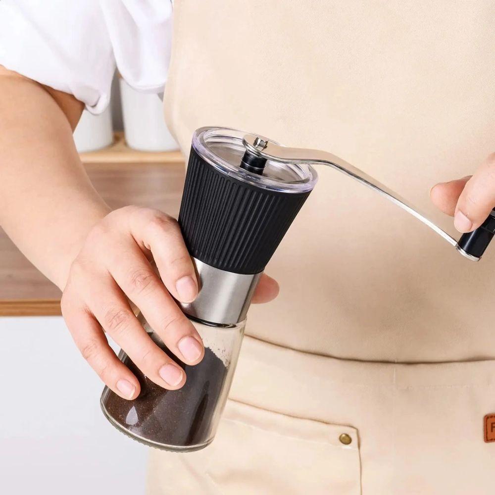 160ML Manual Coffee Grinder Hand Grinder Coffee Mill with Adjustable Conical