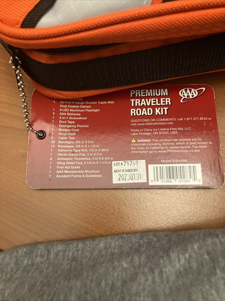 Lifeline Excursion Road Kit 76-Piece