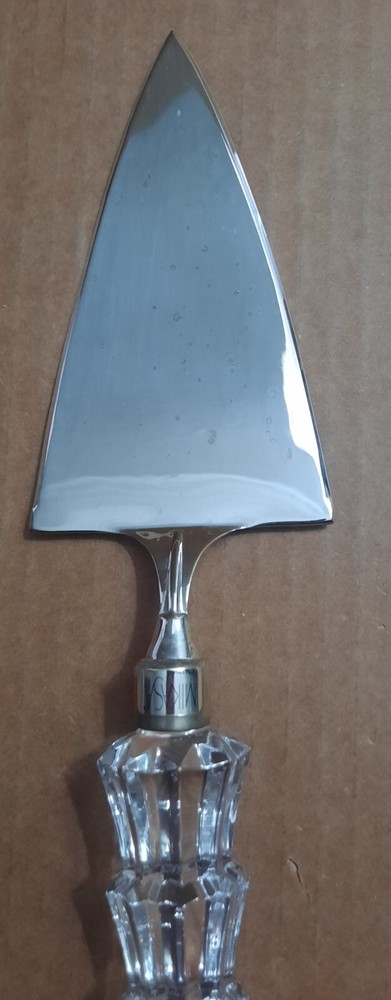 Mikasa "Starshine" Cake / Pie Server Crystal Christmas Tree Handle