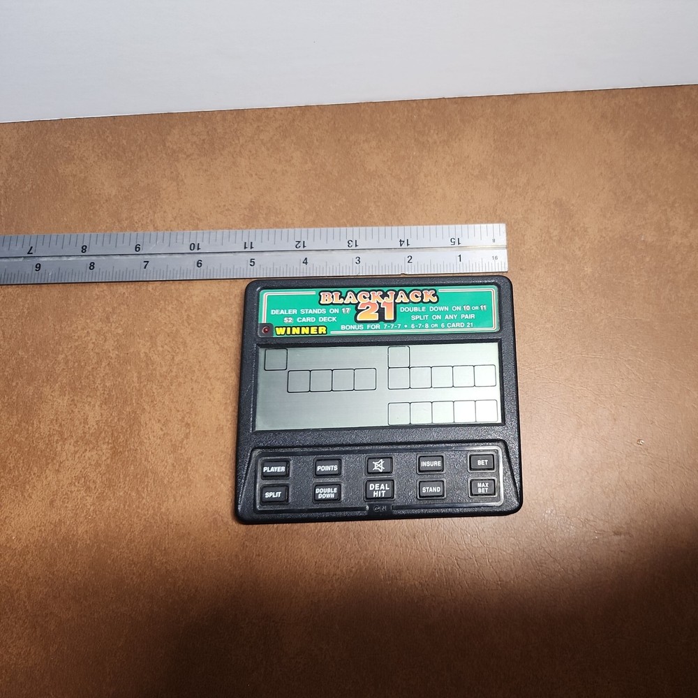 Radica Blackjack 21 Hand Held Electronic Game - Model 1450