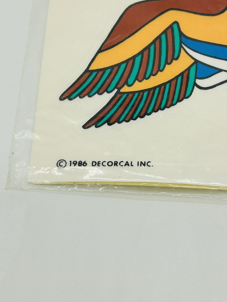 Vintage 1986 Instant Duck Decals.