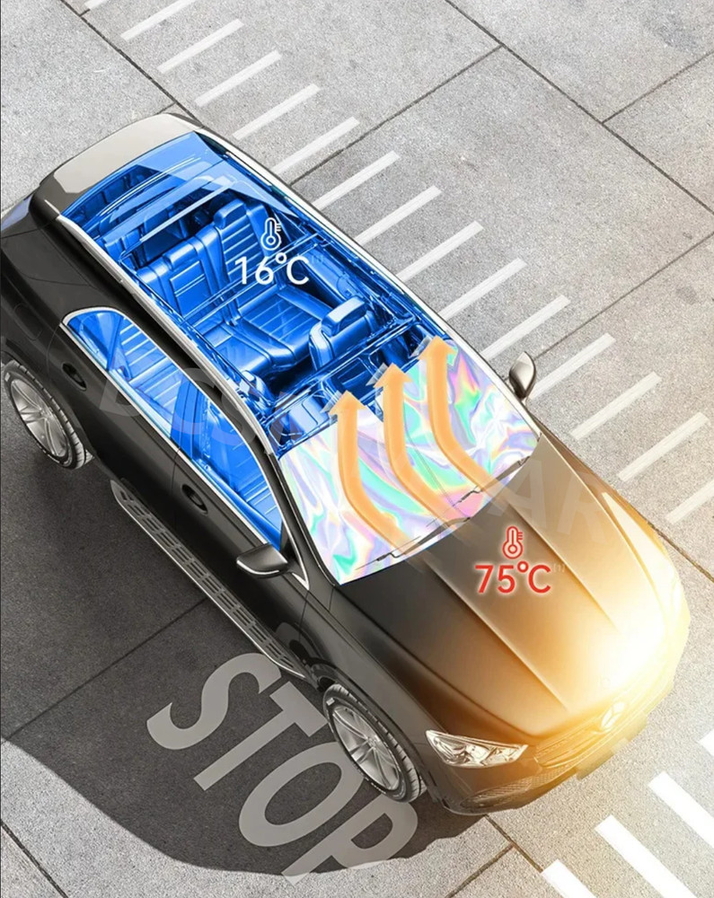 Foldable Car Windshield Sun Shade Shield Cover Summer Sun Visor UV Protector