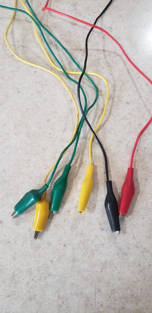 Double Ended Alligator Clips Set Of 6