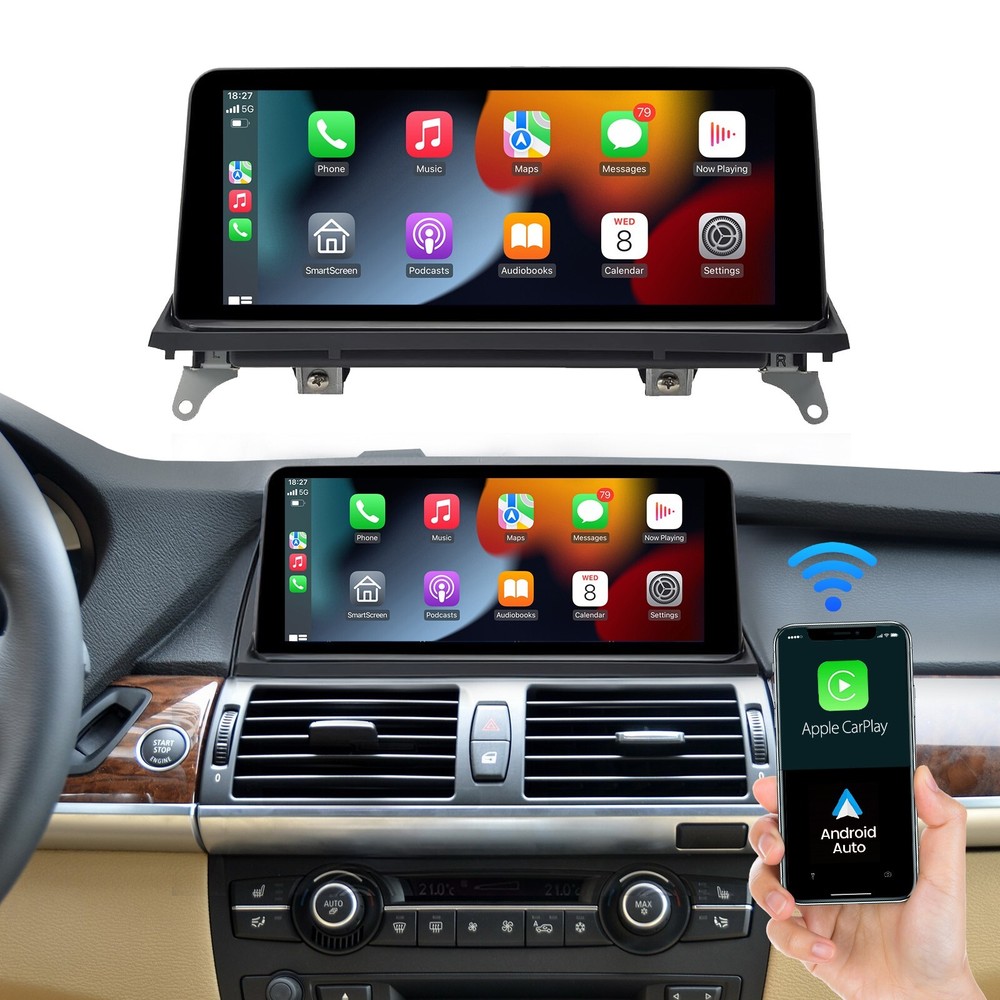 For BMW X5 X6 CIC E70 E71 2011-2013 10.25 Touchscreen with Carplay/Android Auto