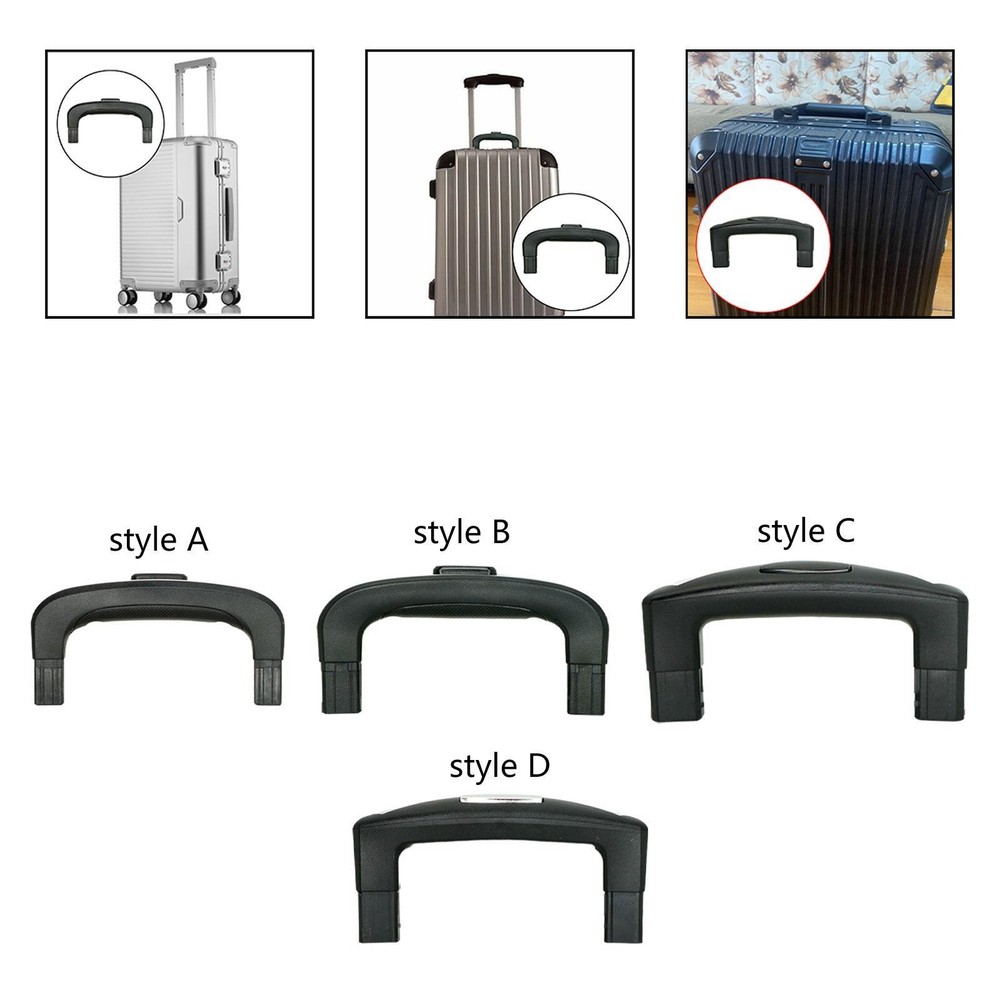 Luggage Suitcase Handle Wear Resistant Easy to Install Replace Pull Handle Grip