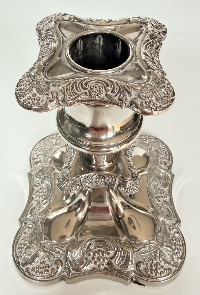 Vintage Silver Plated 5” Candlestick