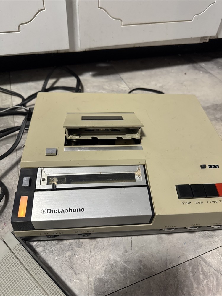 Dictaphone 241 Standard Cassette Recorder and Transcriber - , untested