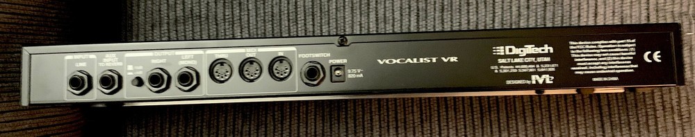DigiTech Vocalist VR Harmonizer Vocal Harmony Processor OPEN BOX DEMO !