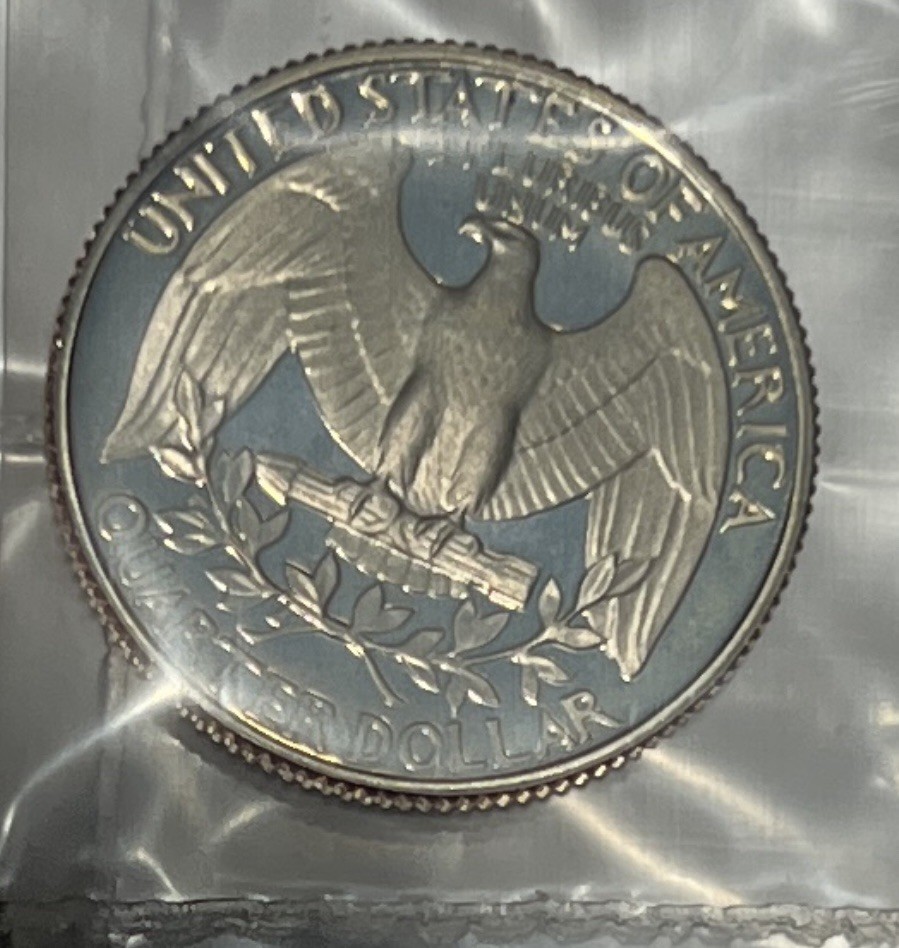 1982 Proof Set Sky Blue Toning