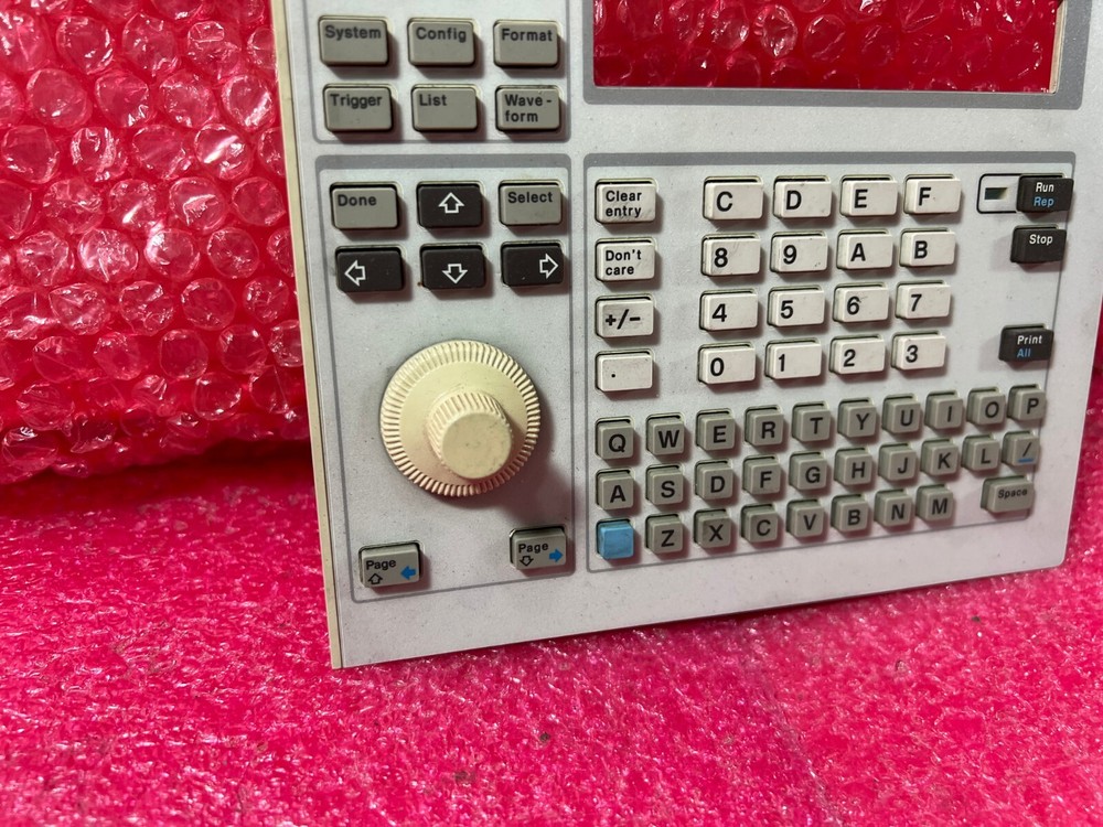 Agilent HP 1670D Deep Memory Logic Analyzer Button Panel