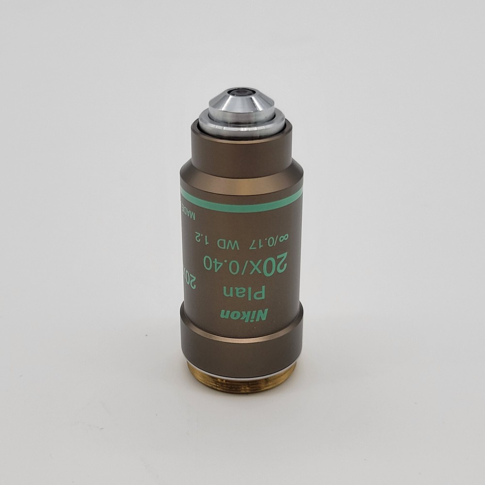 Nikon Microscope Objective Plan 20x Ph1 DL Phase Contrast