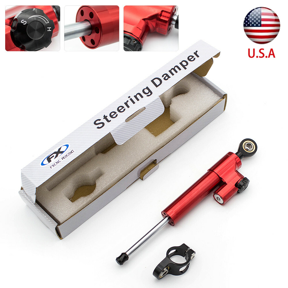 For CB600F Hornet 2007-2016 Steering Damper + Stabilizer Bracket Mount Kit Shock