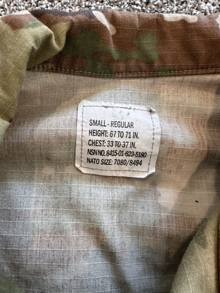 USAF OCP Coat Top MultiCam Size Small Regular EUC