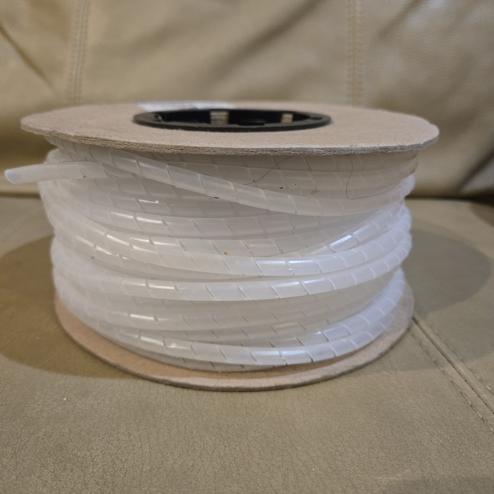 THOMAS & BETTS Clear Spiral Wrap SRPE-250F-9-C - 100 Ft Roll