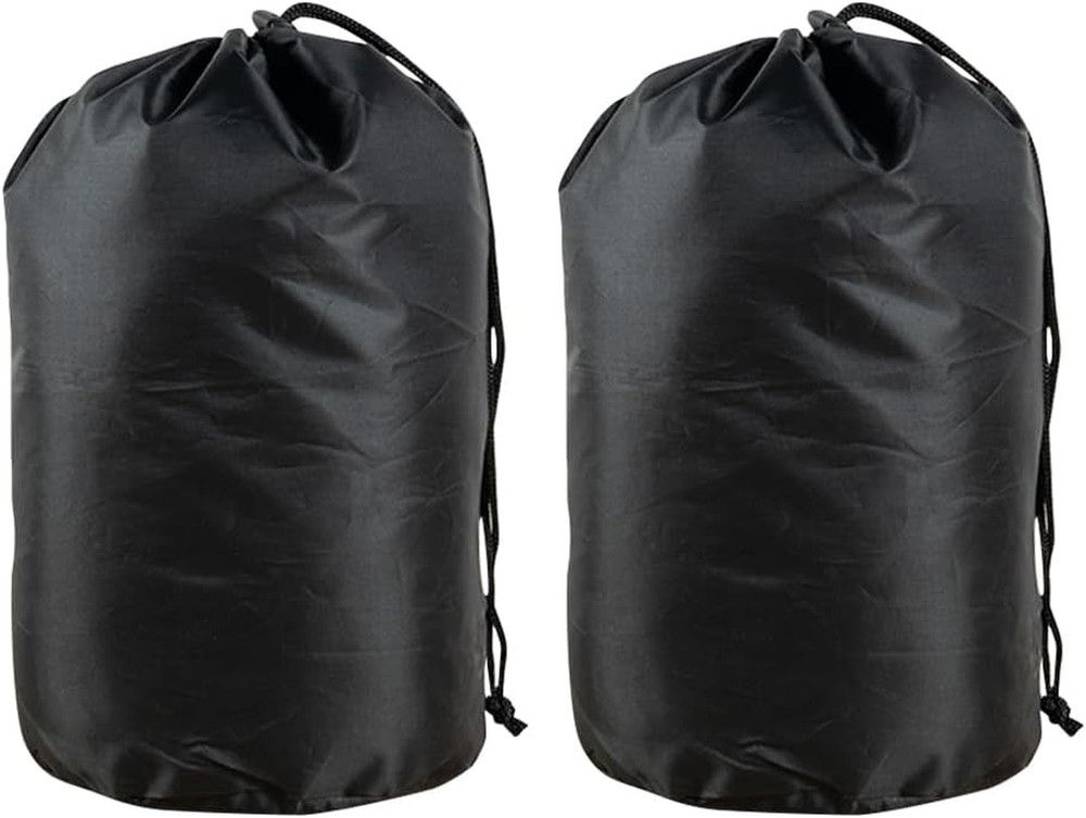 2 Pcs Waterproof Compression Stuff Sack Sleeping Bag Storage Sack Drawstring Dus