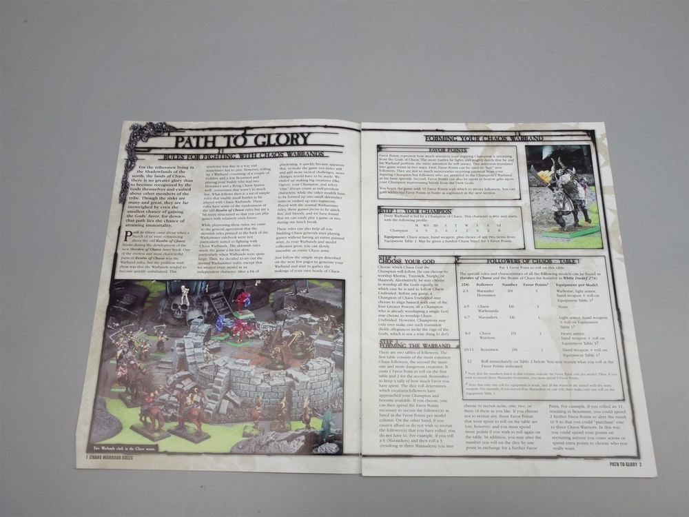 Warhammer Fantasy "Oldhammer" - Path to Glory 2002