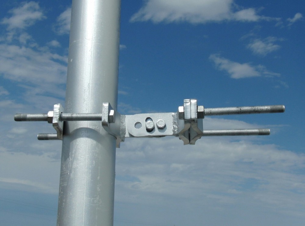 2- M-TOW-D Double Pipe to Pipe Standoff Tower Mounts