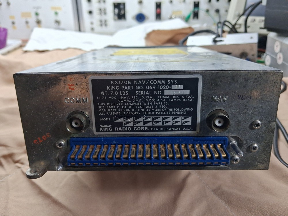 MAC 1700 NAV/COM - King KX-170B / KX-175B Slide-In Replacement