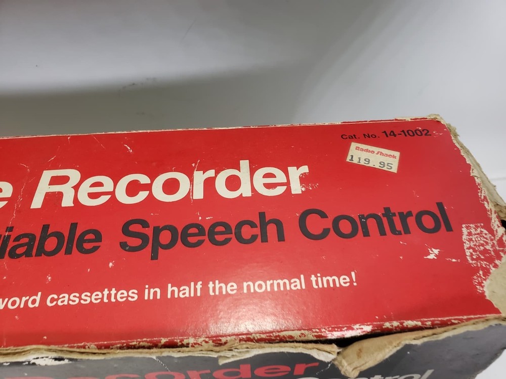 Realistic VSC Variable Speech Control Cassette Recorder VSC-1000