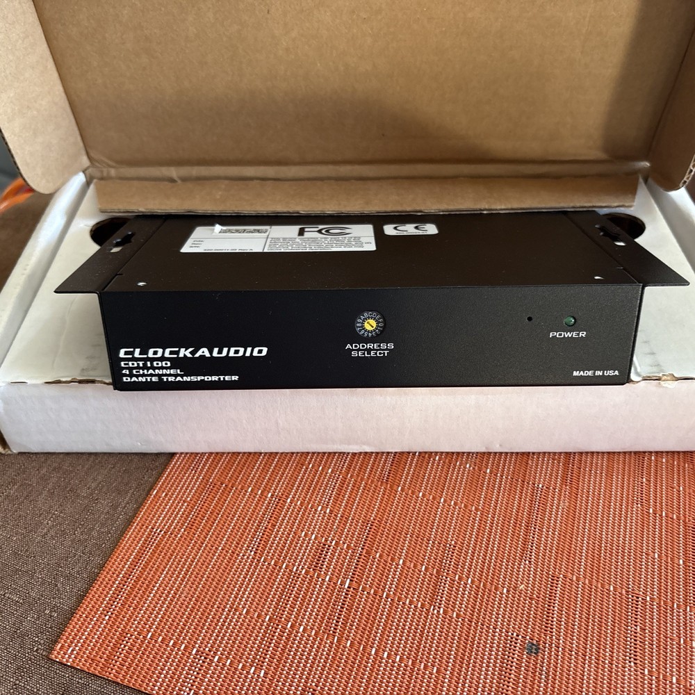 Clockaudio CDT100  4 Channel Dante Transporter