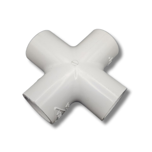 10 Pack PVC Slip Cross 1/2"