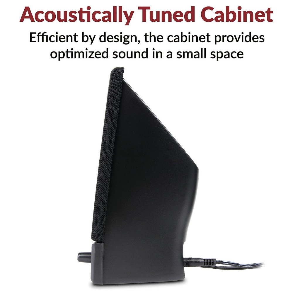 CA-2014 Computer Speakers, Full Stereo Sound, Convenient Controls, Easy Setup