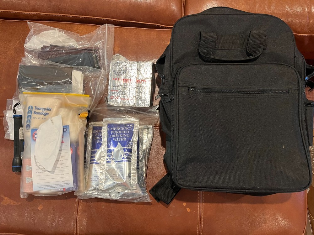 MMF Industries Survival Kit Backpack / Tactical Backpack - BLACK