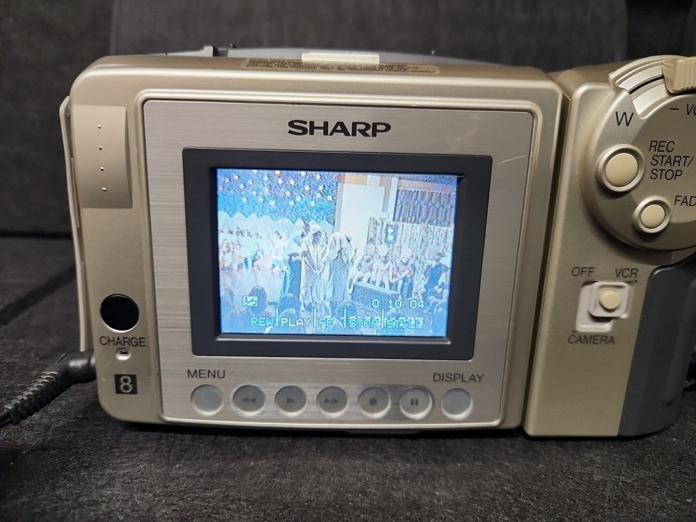 Sharp VL-A10 Viewcam 8 Camcorder With Extras TESTED