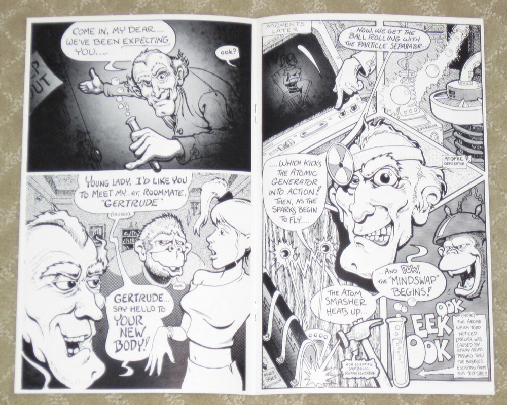 Strange Science Bally Pinball Flyer / Brochure / Ad - Mint