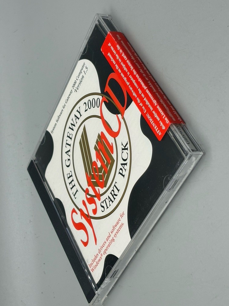 Gateway Start Pack Version 1.7 System CD 2000 Computer Software Drivers Sealed