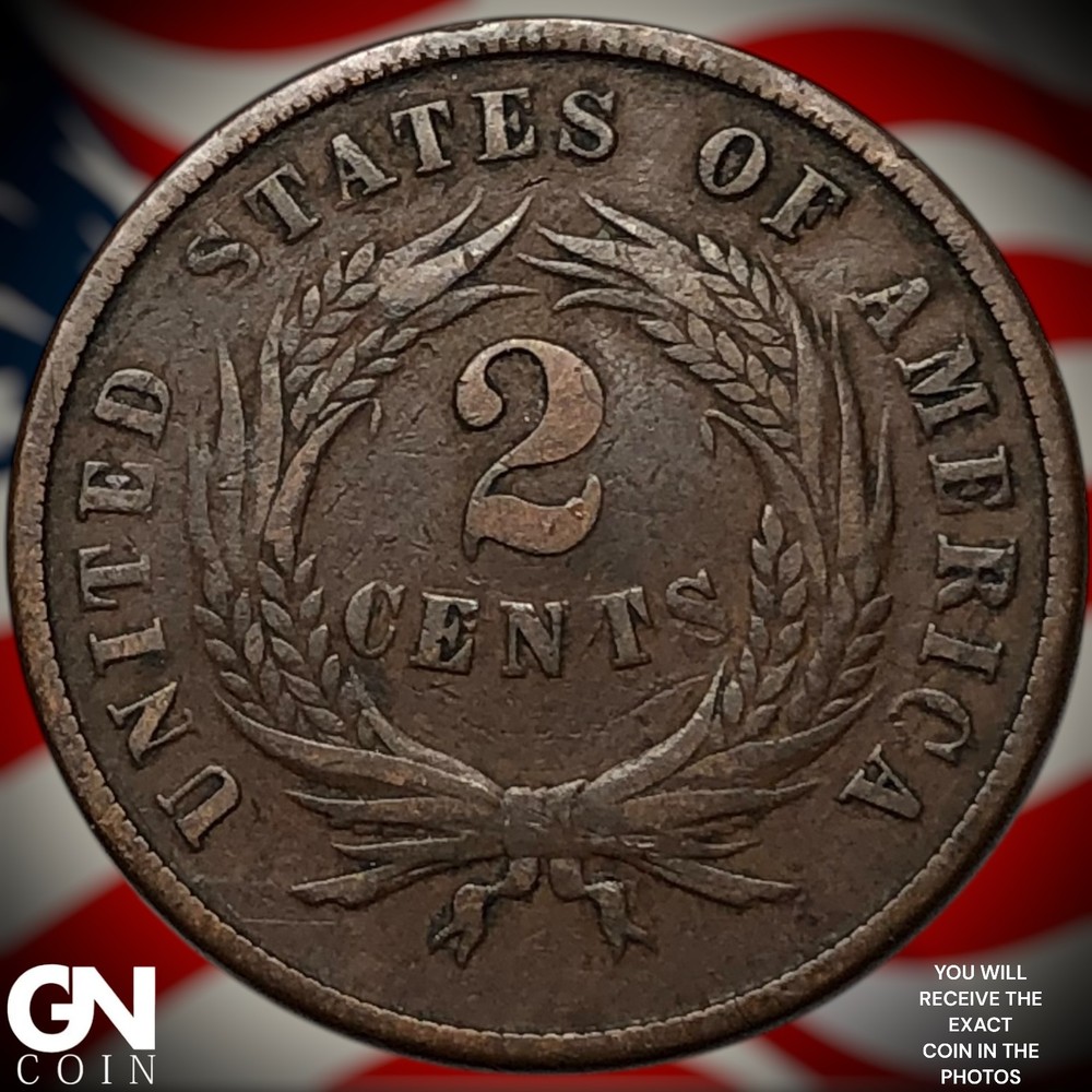 1866 2 Cent Piece Z5539