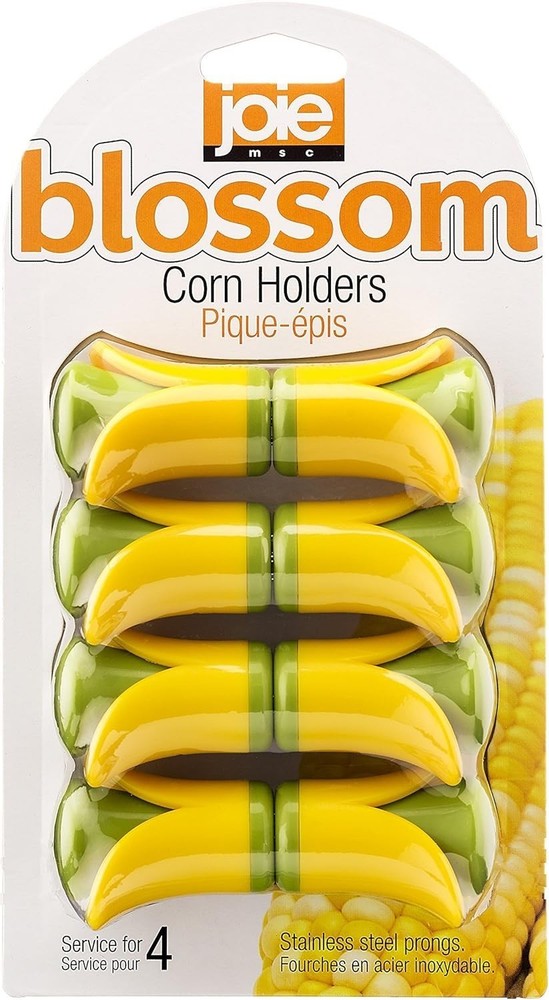 Corn Cob Stripper Durable Stainless Steel Blades Secure Contoured Grip Compact