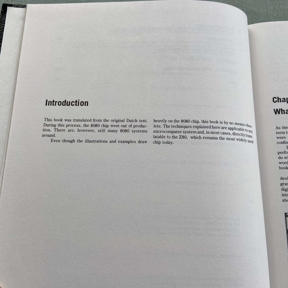 Microcomputers AJ Dirksen Tab Vintage Computer Book 1st Printing Intel HC 1982