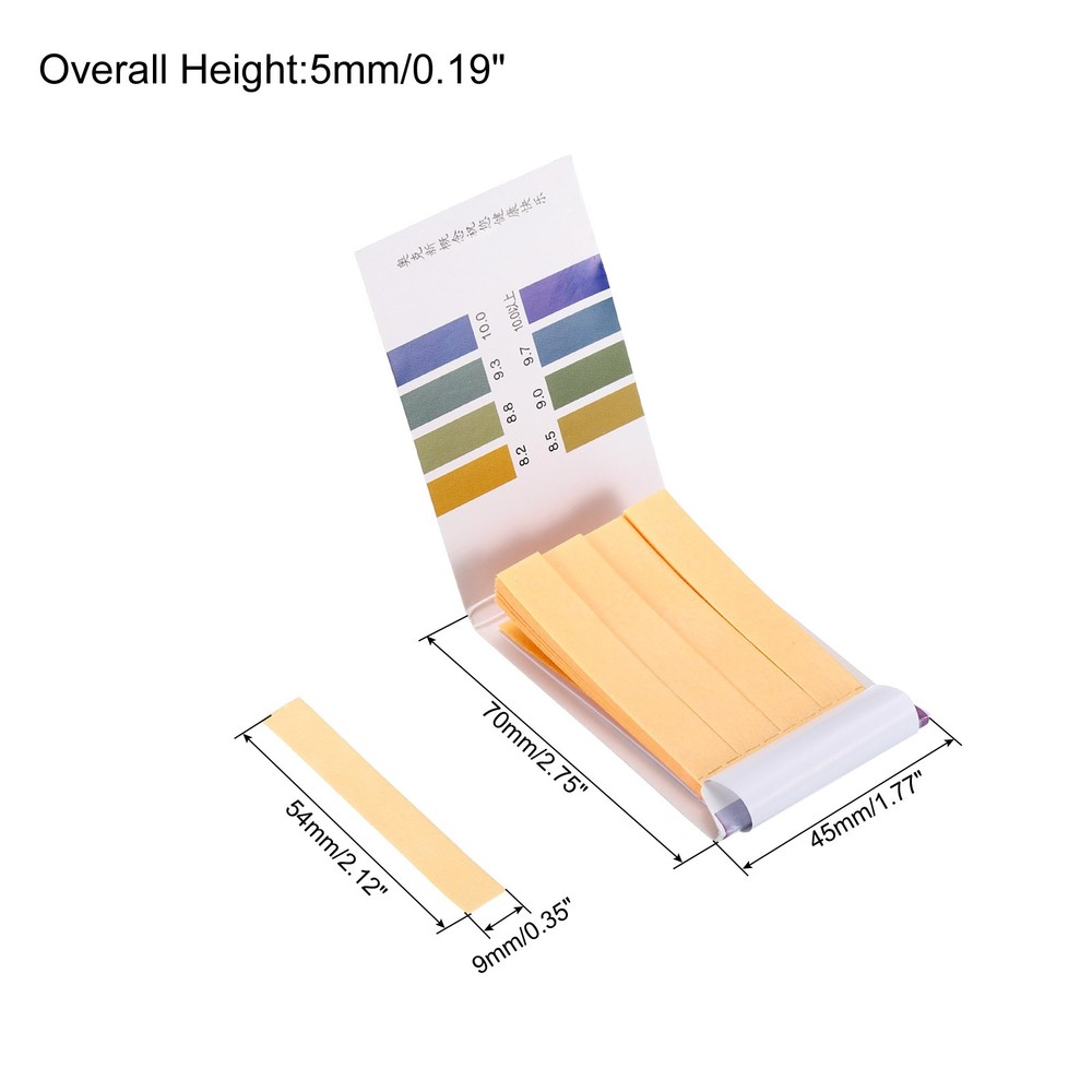 PH Test Strips 8.2-10.2pcs 80 Indicators Sunflower Maps Tester