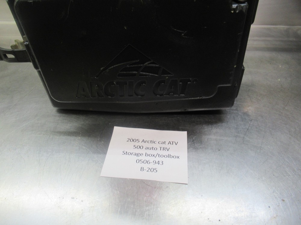 2005 Arctic Cat 500 4x4 Auto TRV storage box/toolbox