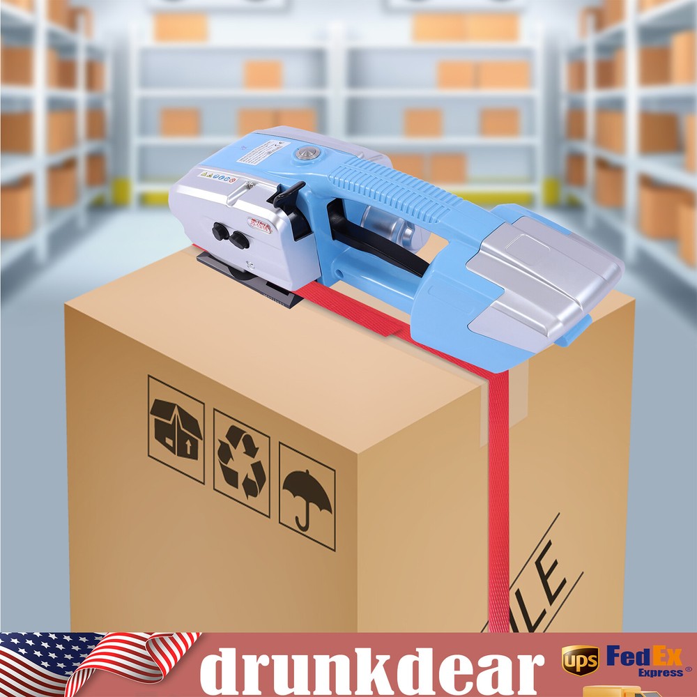 Automatic Strapping Machine Strapper Battery Operated Strapping Banding Tool US