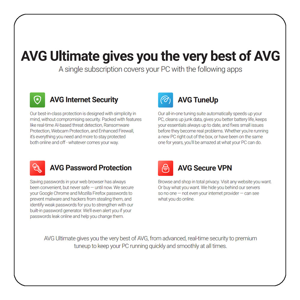 AVG Ultimate 2026 - 1 PC - 1 Year [Download]