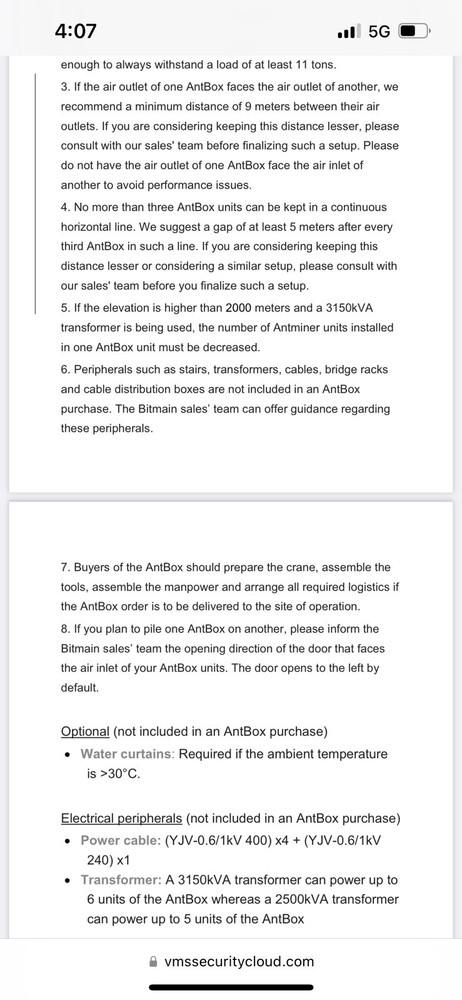 Bitmain Antbox Mobile Mining Container 324 Legacy Or 162 New Format Capacity
