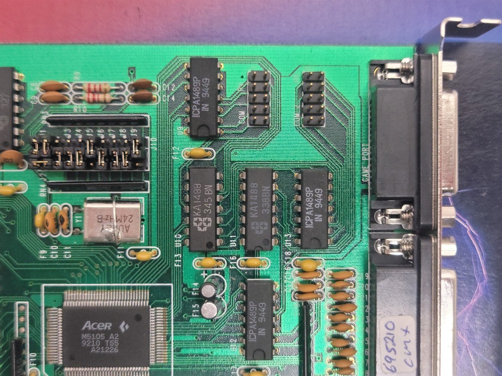Unique UN-1051 IDE-FDD Controller I/O Card , ISA
