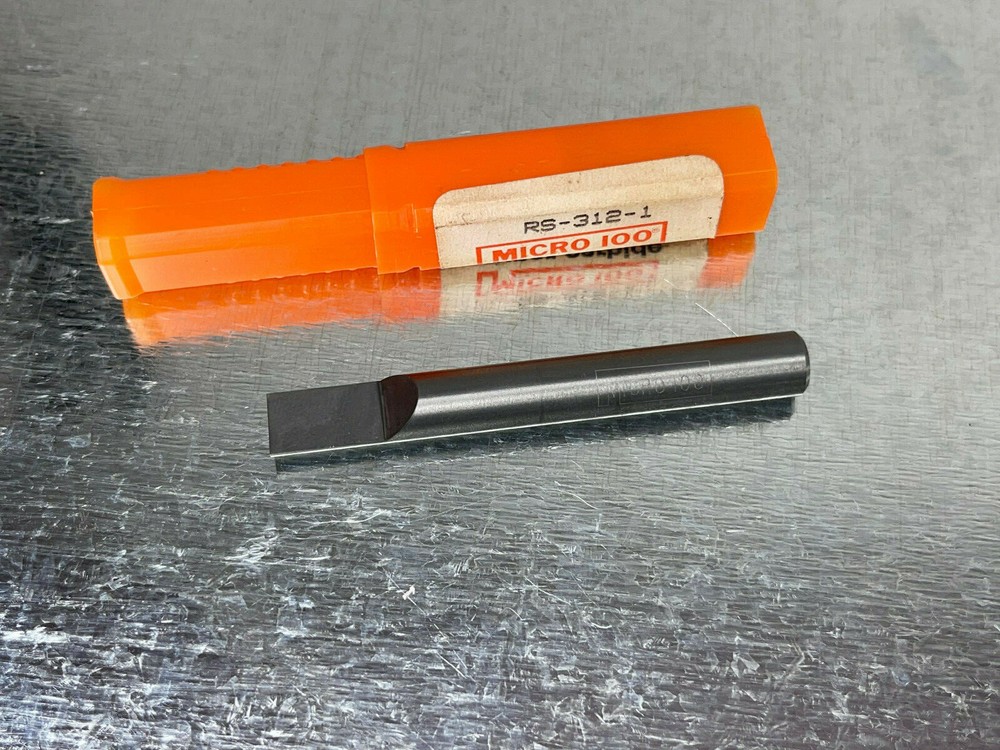 Micro 100 RS-312-1 Carbide Blank Split Single End 5/16" x 2-1/2" OAL