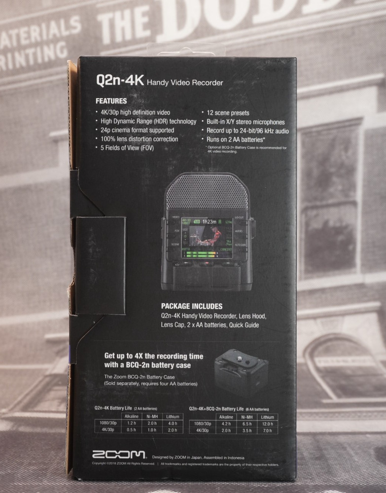Zoom Q2N-4K Handy Video Recorder