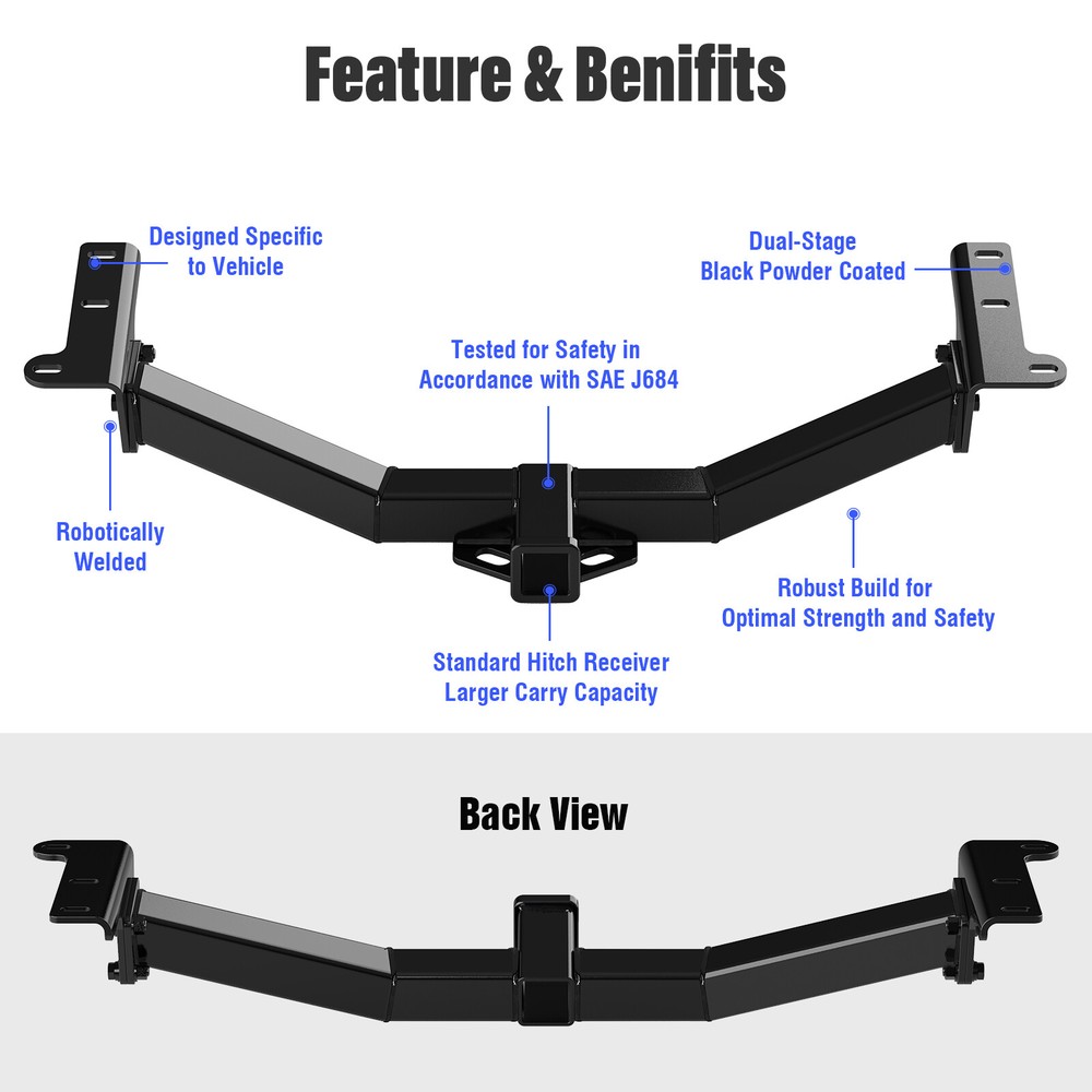 APS Class 3 Trailer Hitch Receiver for Dodge Journey 2009-2020