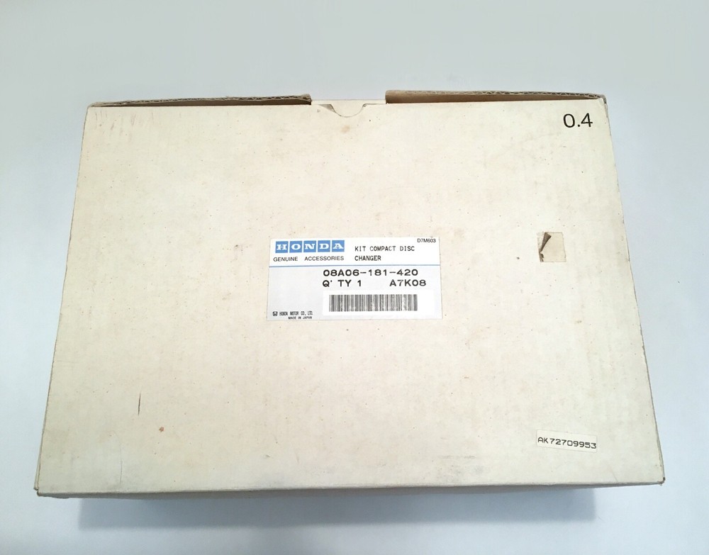 Honda Kit Compact Disc Changer