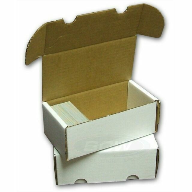 New (1) BCW 400 Count Cardboard Trading Card Storage Box