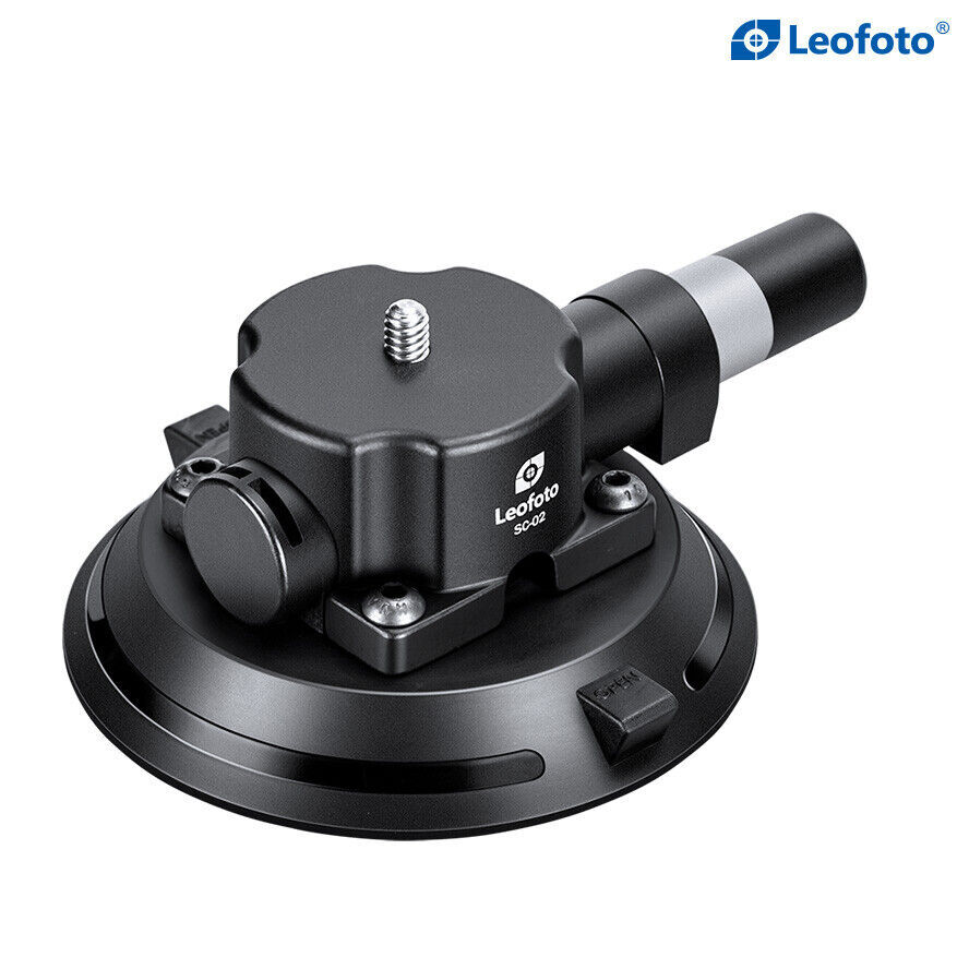 Leofoto SC-02 100mm Suction Cup Base 1/4" Screw