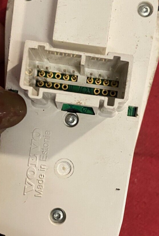 VOLVO HEADLIGHT CONTROL , DIMMER, HAZARD, SWITCH, 20953575-P06 OEM USED